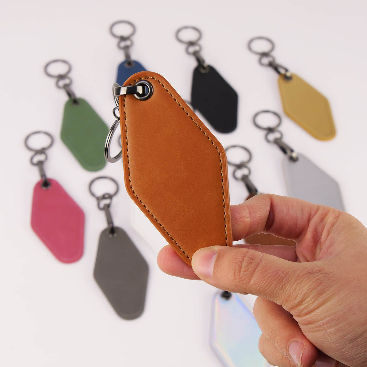 Custom Personalized Motel Keychain