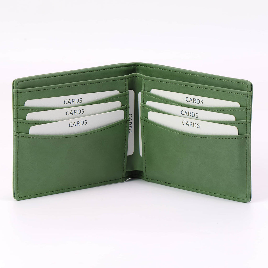 Personalized Laserette Mens Bifold Wallet