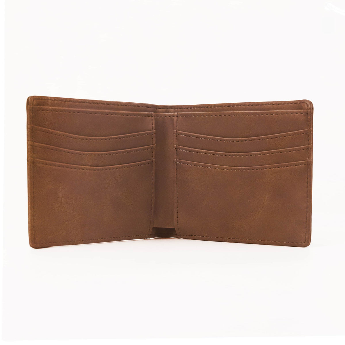 Personalized Laserette Mens Bifold Wallet