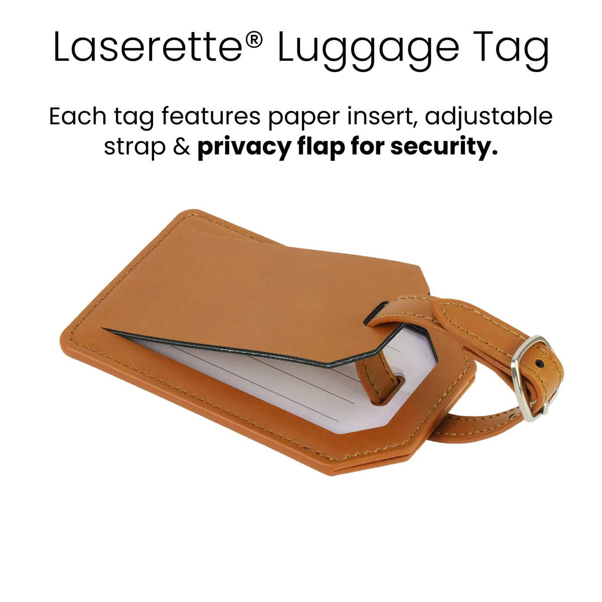 Personalized Laserette Luggage Tag