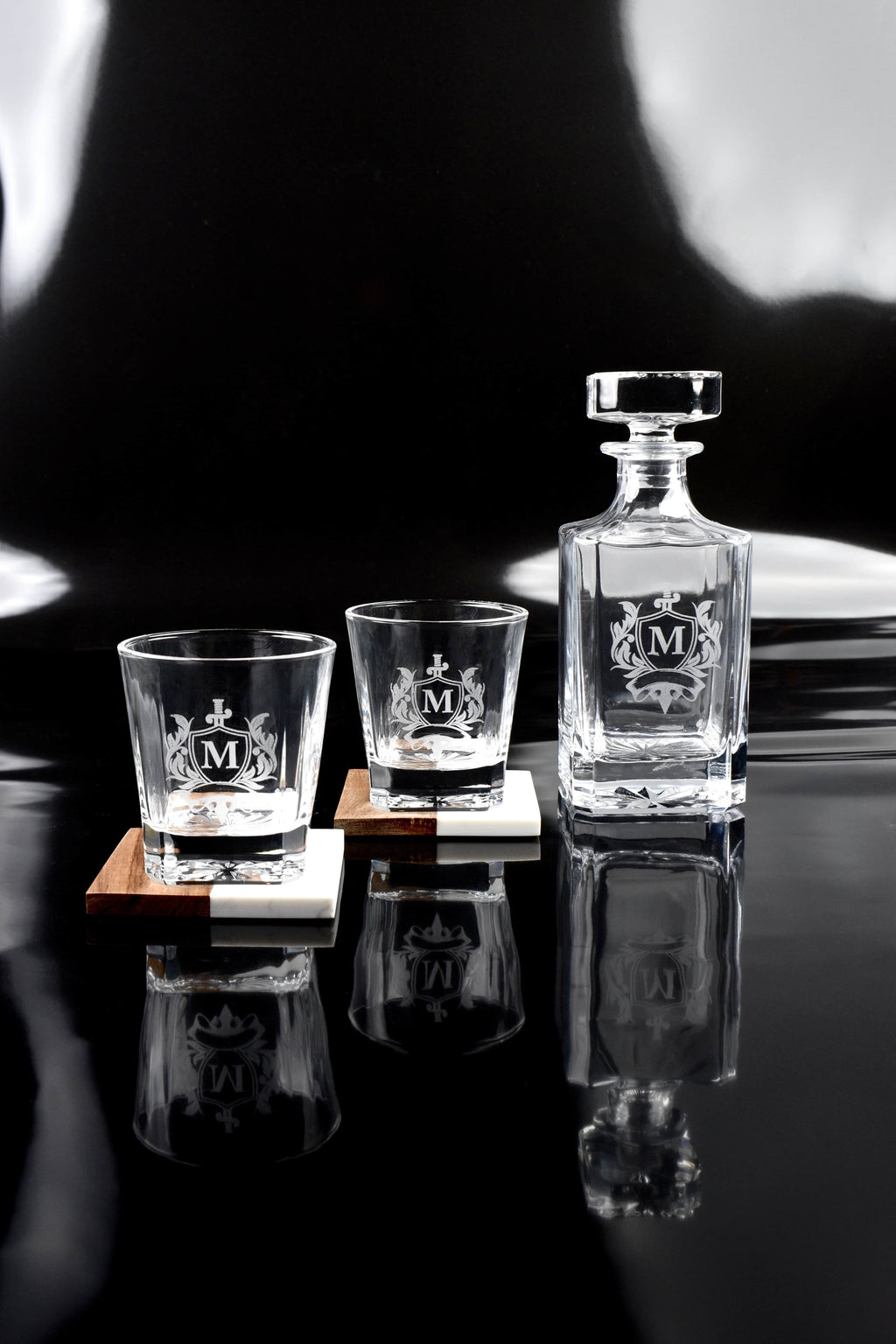 Personalized Square Whiskey Decanter – 750 mL